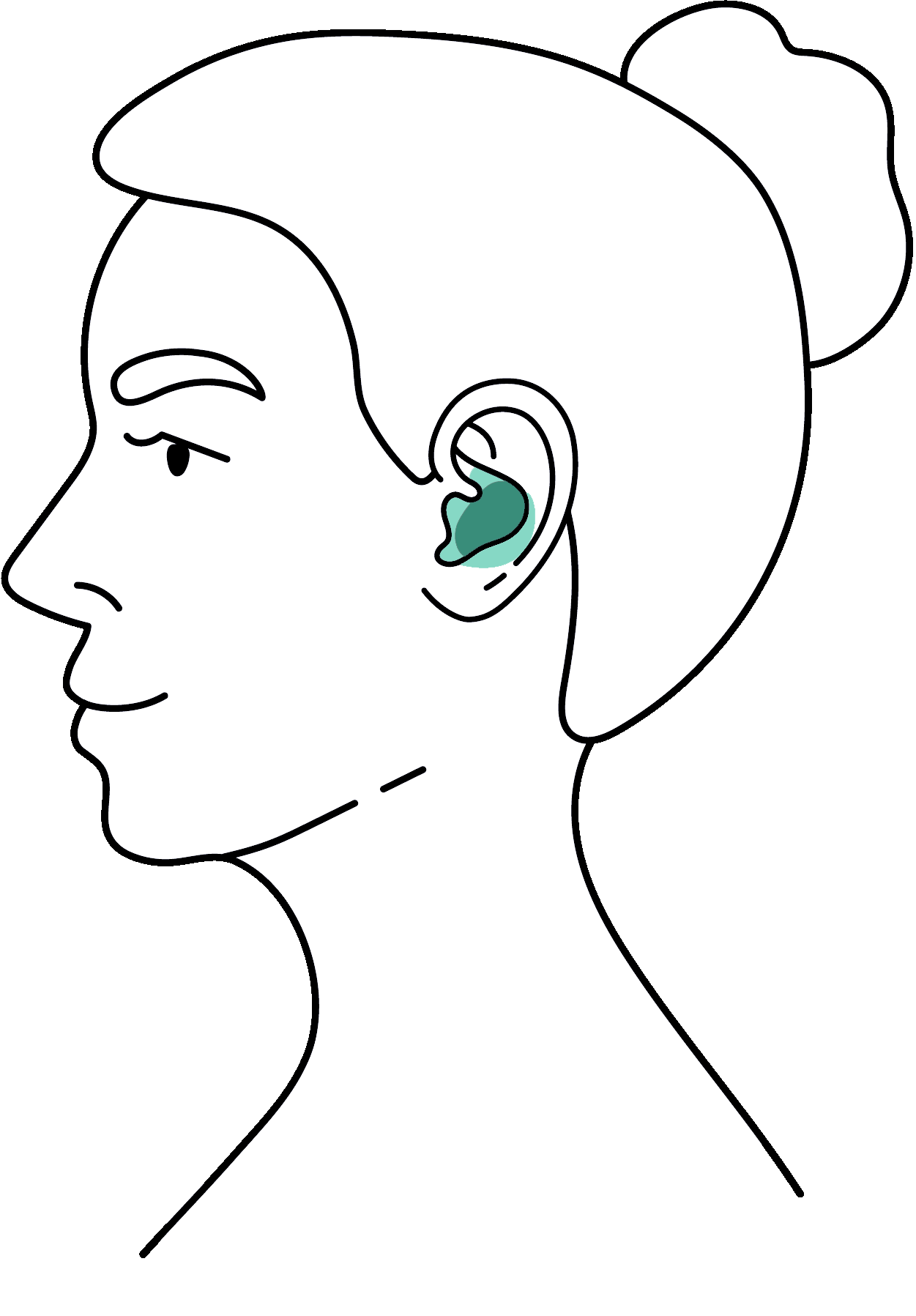 hearing aid icon ite